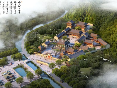 黄山资教寺总体建筑规划方案图
