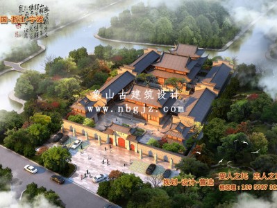 黄山天福寺重建规划效果图
